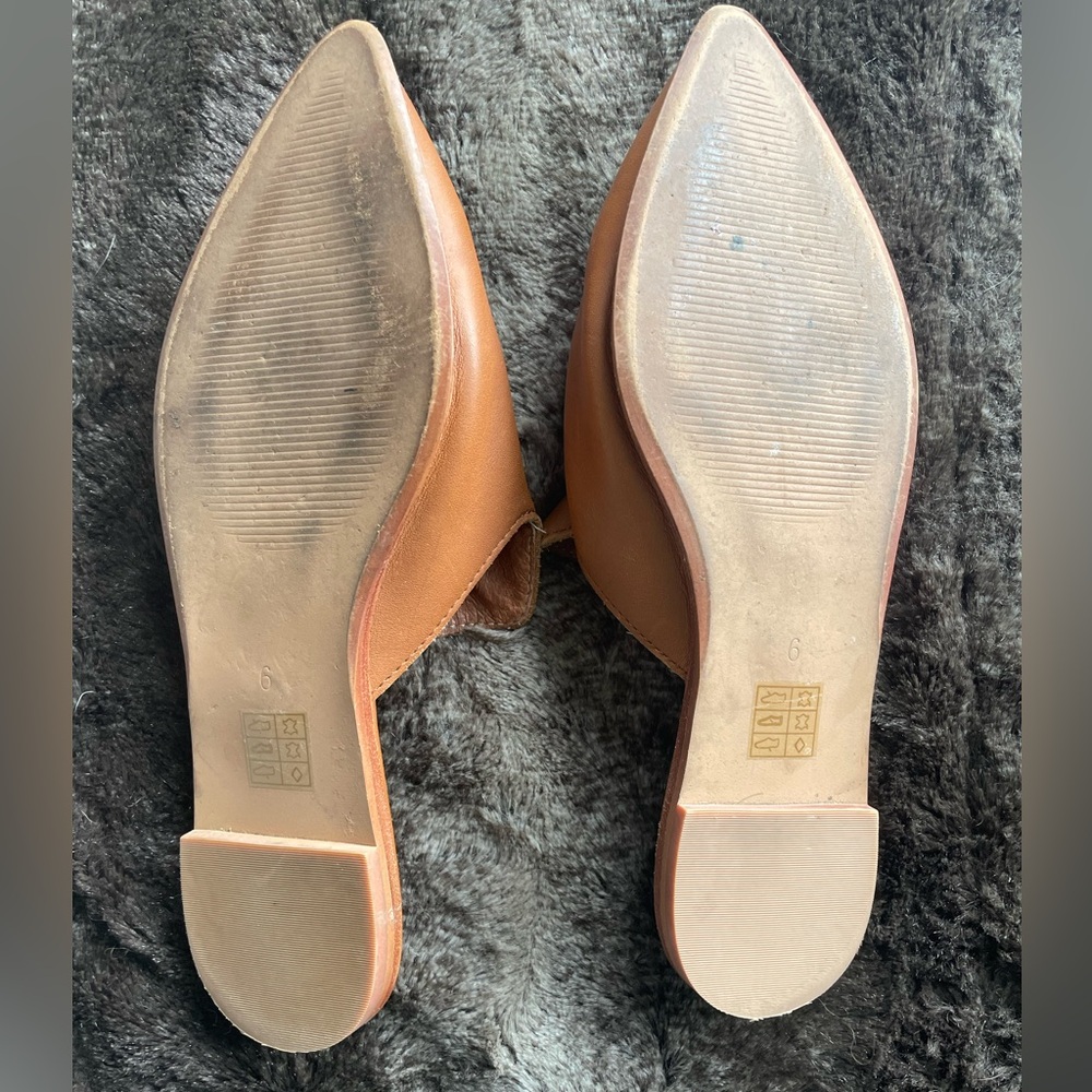 Madewell Gemma Leather Mules size 6 - Picture 4 of 5